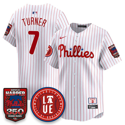 Men's Bryce Harper Philadelphia Phillies 350 Home Runs Jersey - All Stitched