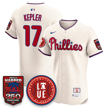 Men's Bryce Harper Philadelphia Phillies 350 Home Runs Jersey - All Stitched