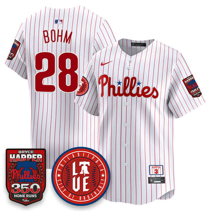 Bryce Harper PHI 350 Home Runs Jersey - All Stitched