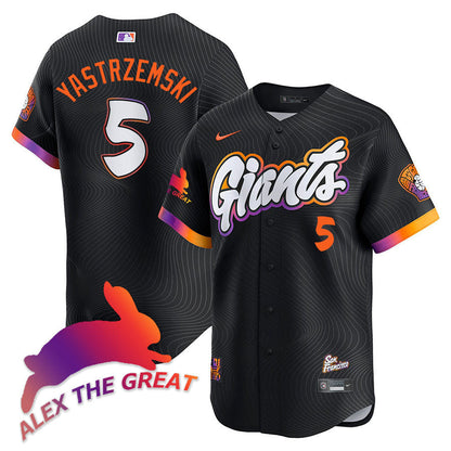 Men's San Francisco Giants "Alex the Great" Rabbit Memories 2025 Jersey - All Stitched