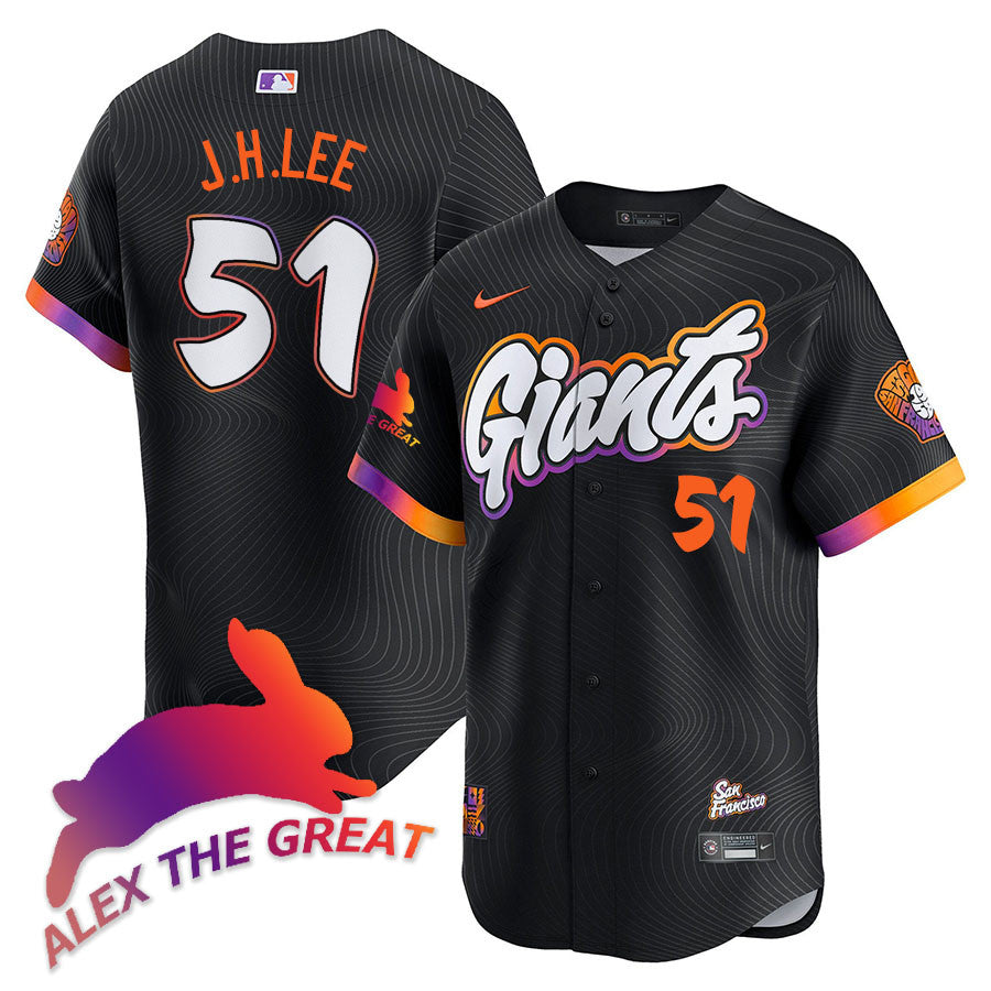 Men's San Francisco Giants "Alex the Great" Rabbit Memories 2025 Jersey - All Stitched