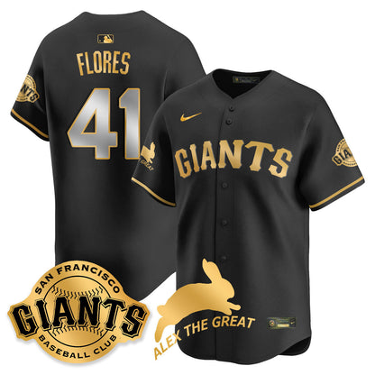 Custom San Francisco Giants "Alex the Great" Rabbit Memories 2025 Jersey - All Stitched
