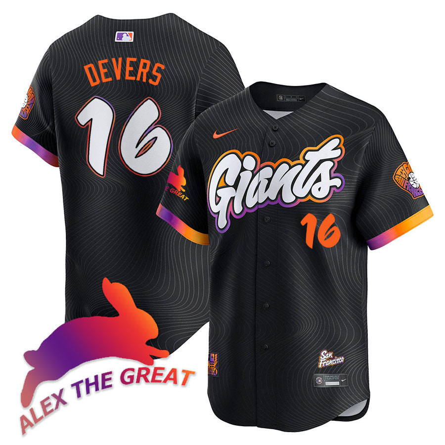 Men's San Francisco Giants "Alex the Great" Rabbit Memories 2025 Jersey - All Stitched