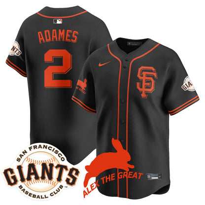 Men's San Francisco Giants "Alex the Great" Rabbit Memories 2025 Jersey - All Stitched