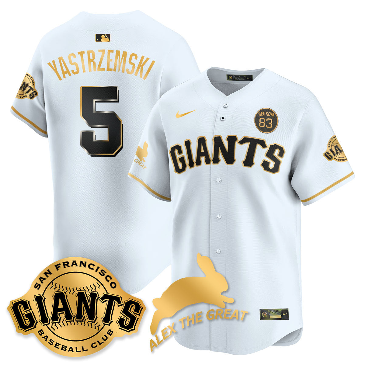 SF "Alex the Great" Rabbit Memories 2025 Jersey - All Stitched