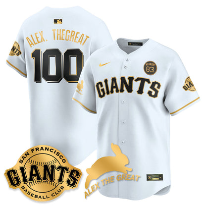 SF "Alex the Great" Rabbit Memories 2025 Jersey - All Stitched
