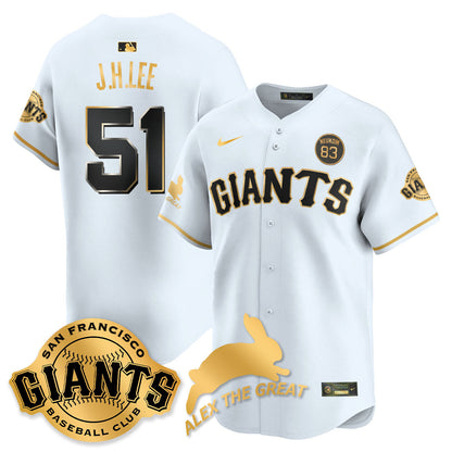 Men's San Francisco Giants "Alex the Great" Rabbit Memories 2025 Jersey - All Stitched