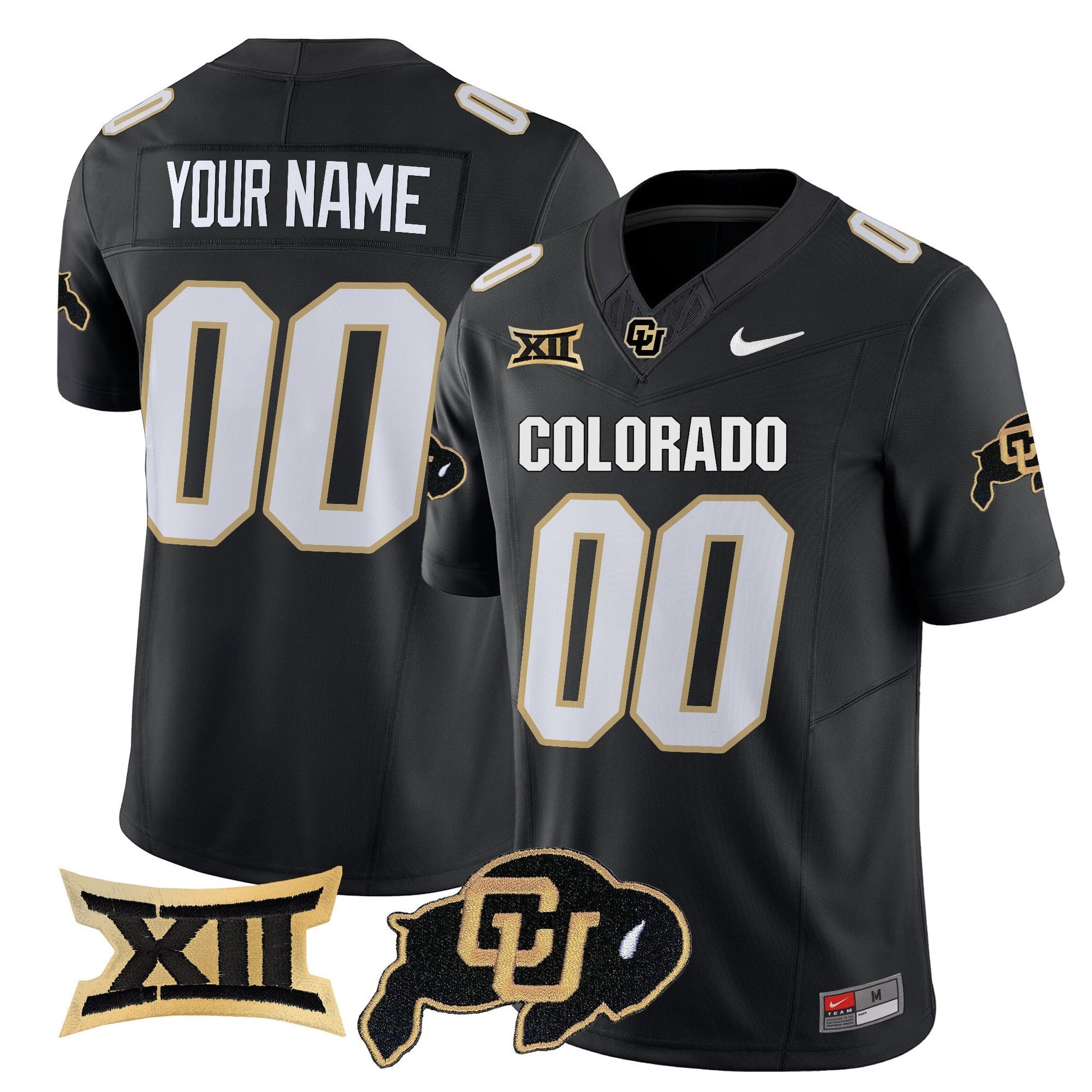 Colorado Buffaloes 2025 Vapor Limited Custom Jersey - All Stitched