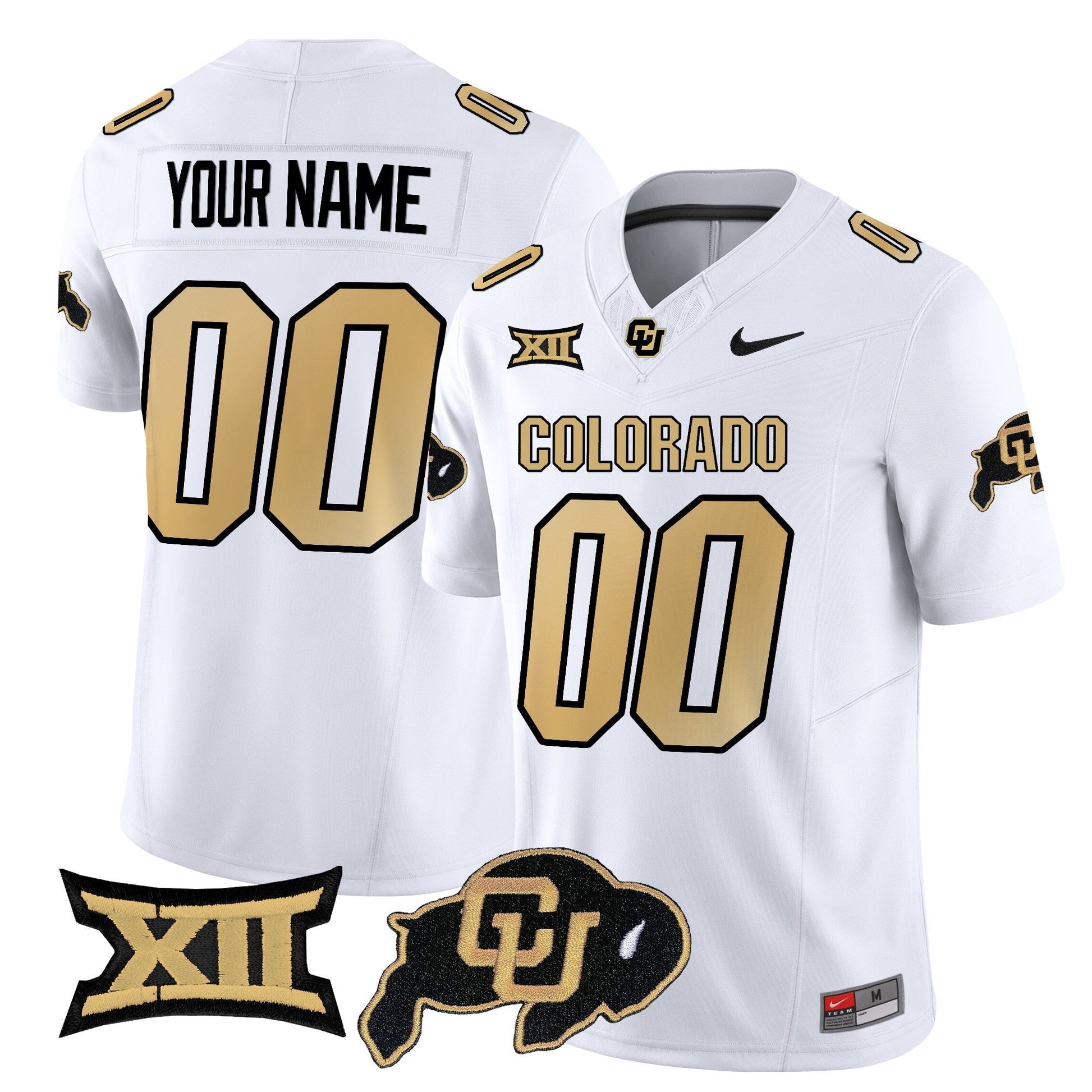 Colorado Buffaloes 2025 Vapor Limited Custom Jersey - All Stitched