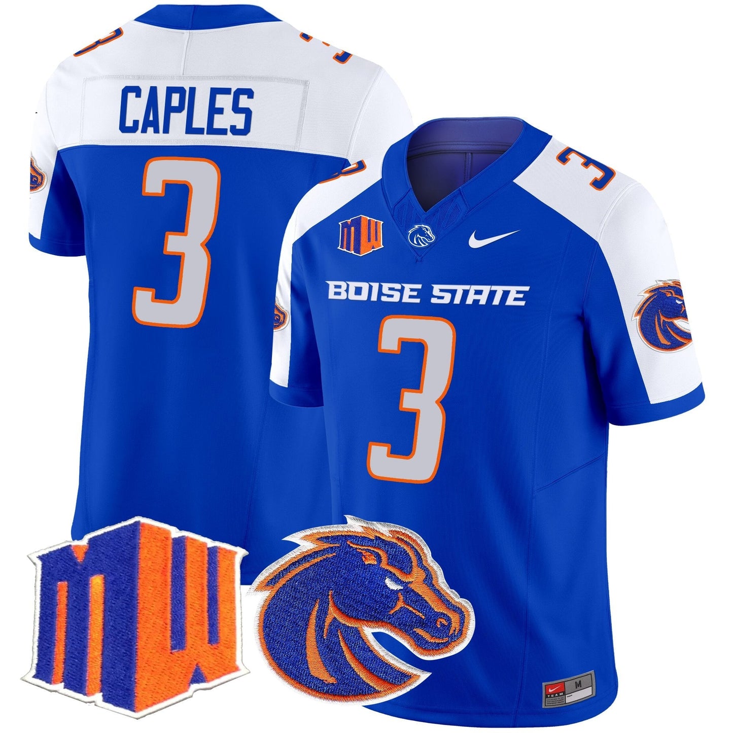 Men's Boise State Broncos 2025 Vapor Limited Jersey - All Stitched
