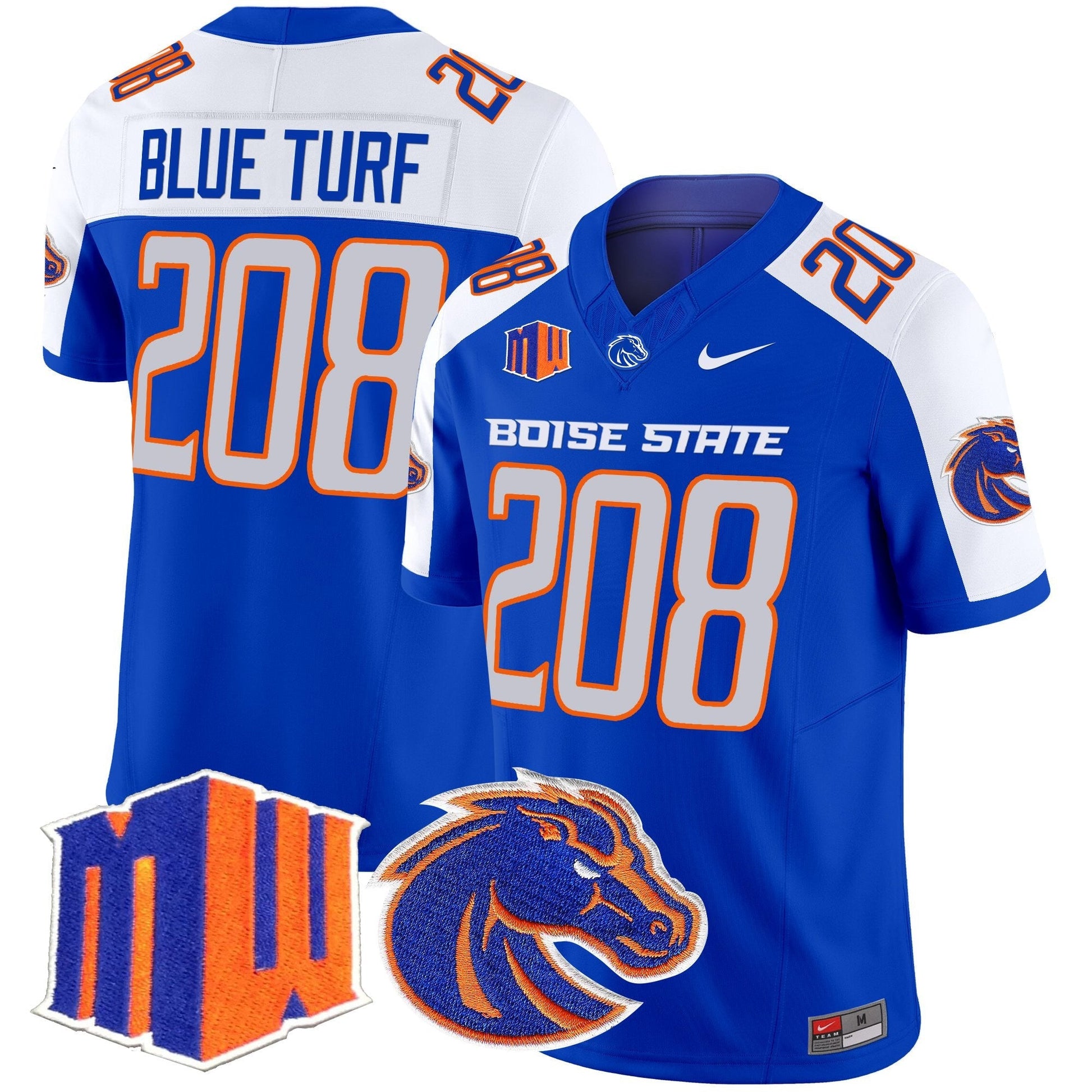 Men's Boise State Broncos 2025 Vapor Limited Jersey - All Stitched