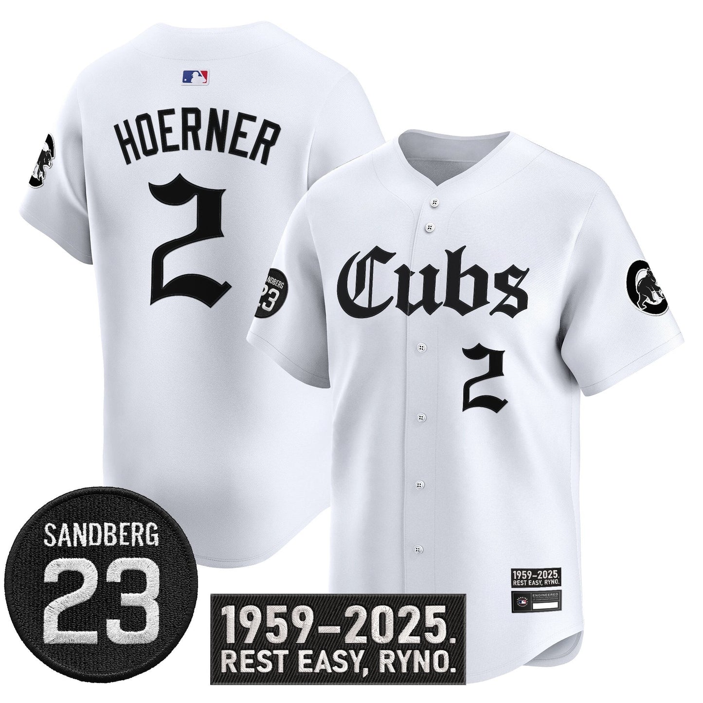 Men's Chicago Cubs 'Ryne Sandberg Tribute' Vapor Premier Limited Jersey - All Stitched
