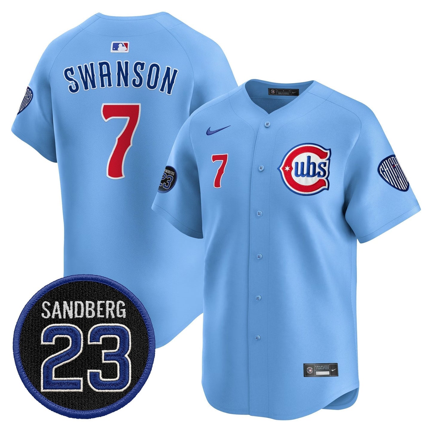 Men's Chicago Cubs 'Ryne Sandberg Tribute' Vapor Premier Limited Jersey V2 - All Stitched
