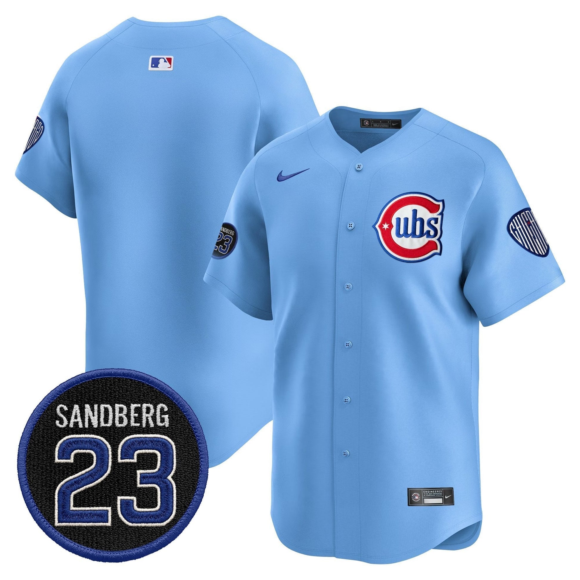 Men's Chicago Cubs 'Ryne Sandberg Tribute' Vapor Premier Limited Jersey V2 - All Stitched