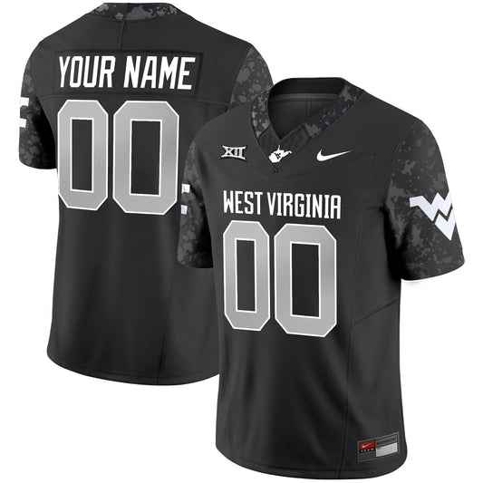 West Virginia Mountaineers 2025 Coal Rush Vapor Limited Custom Jersey - All Stitched