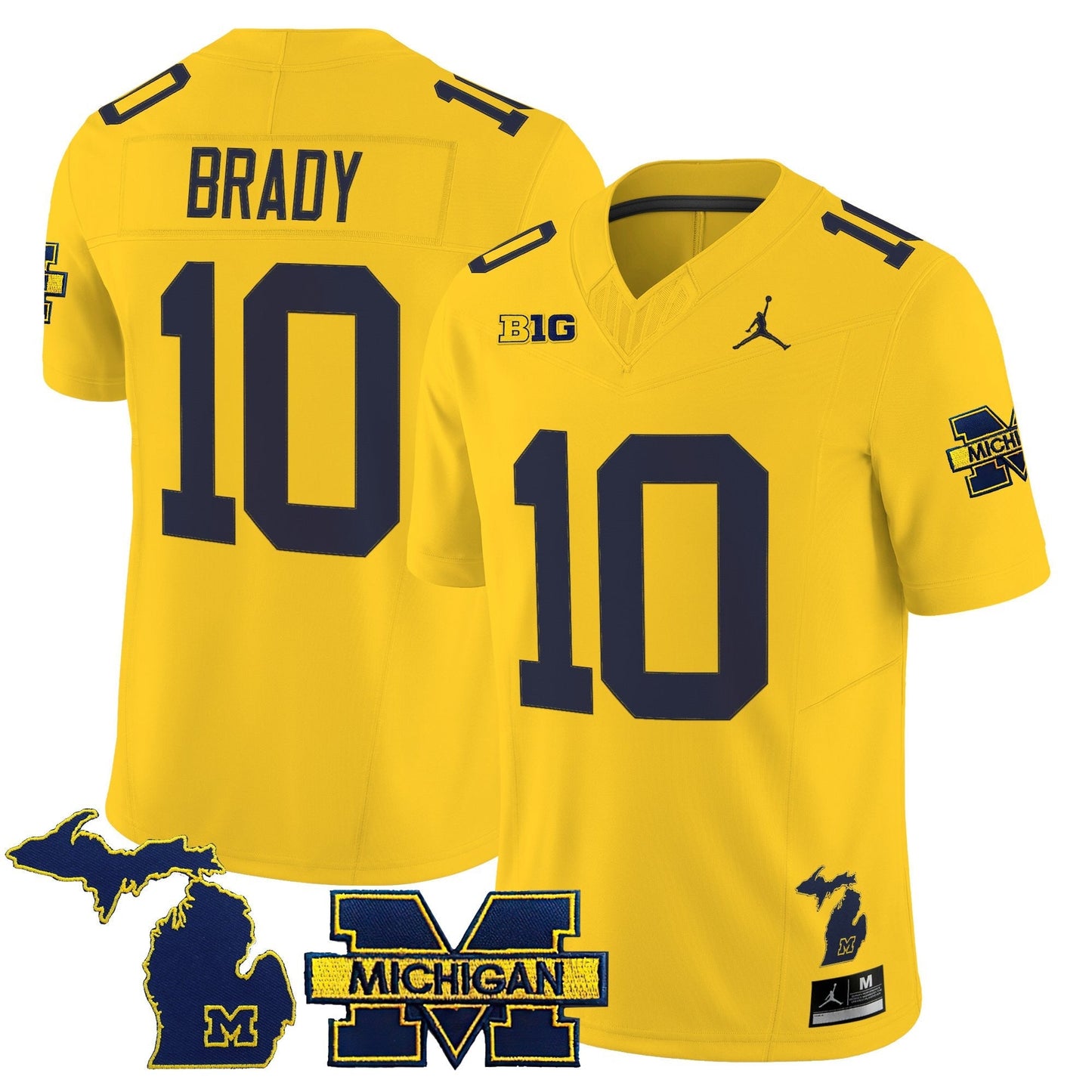 Men's Michigan Wolverines 2025 Vapor Limited Jersey - All Stitched