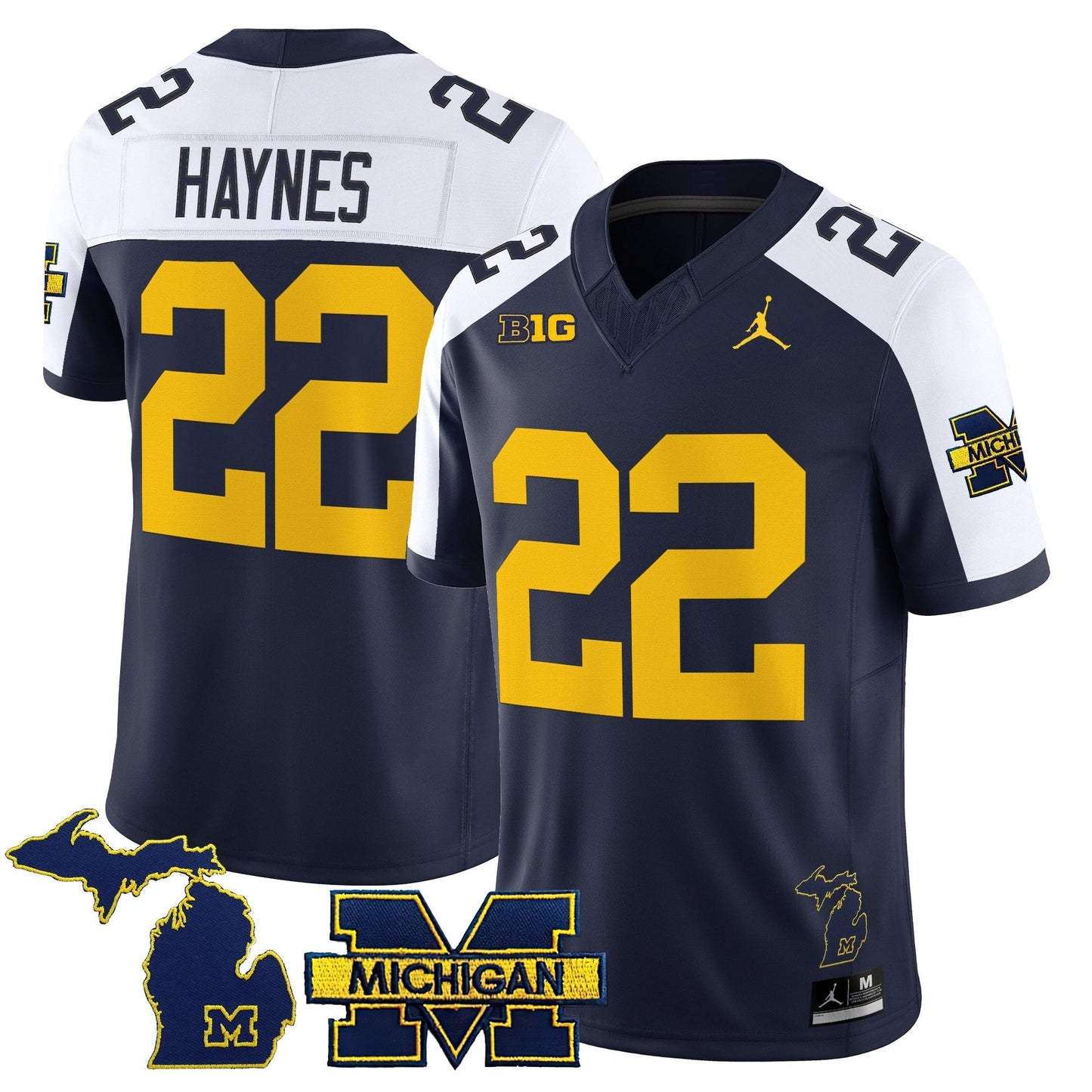Men's Michigan Wolverines 2025 Vapor Limited Jersey - All Stitched