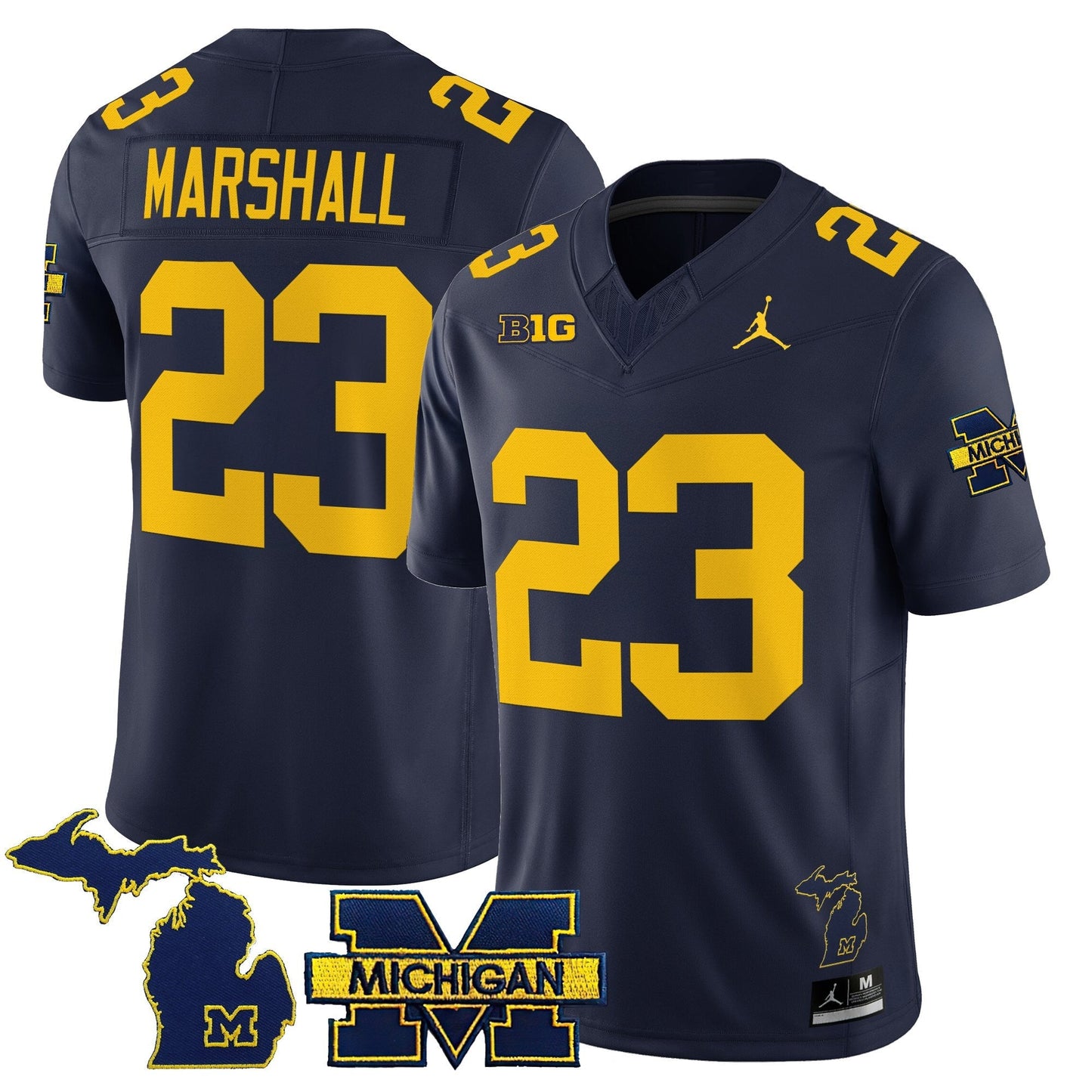 Men's Michigan Wolverines 2025 Vapor Limited Jersey - All Stitched