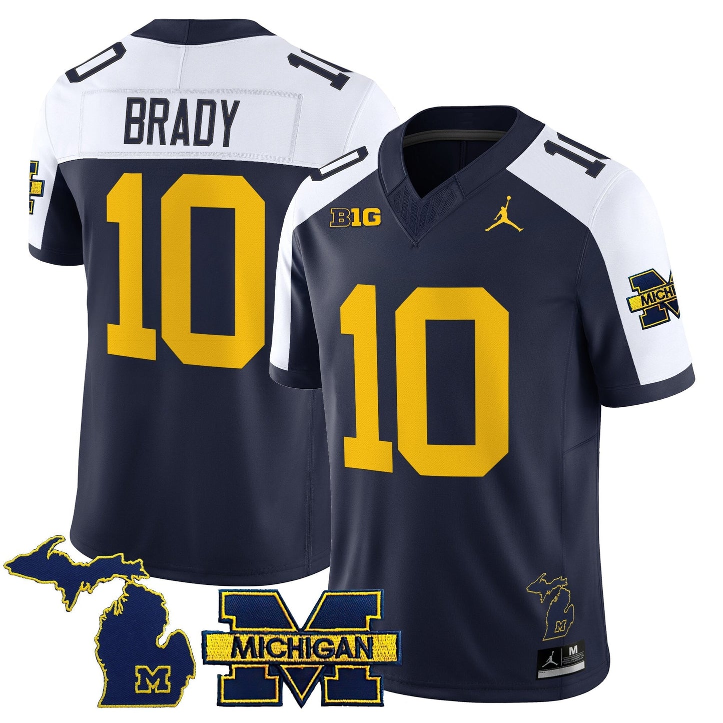 Men's Michigan Wolverines 2025 Vapor Limited Jersey - All Stitched