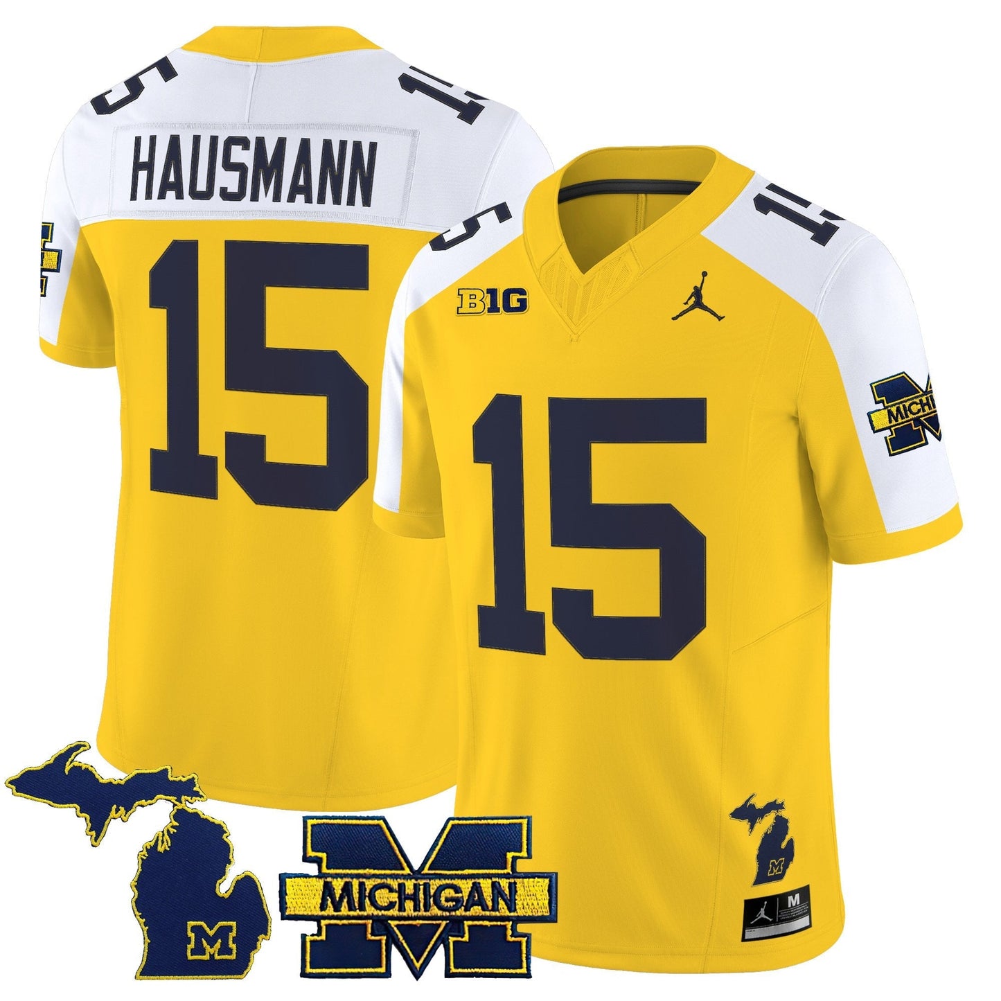Men's Michigan Wolverines 2025 Vapor Limited Jersey - All Stitched