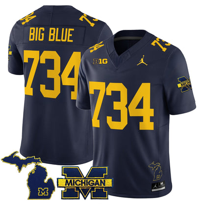 Men's Michigan Wolverines 2025 Vapor Limited Jersey - All Stitched