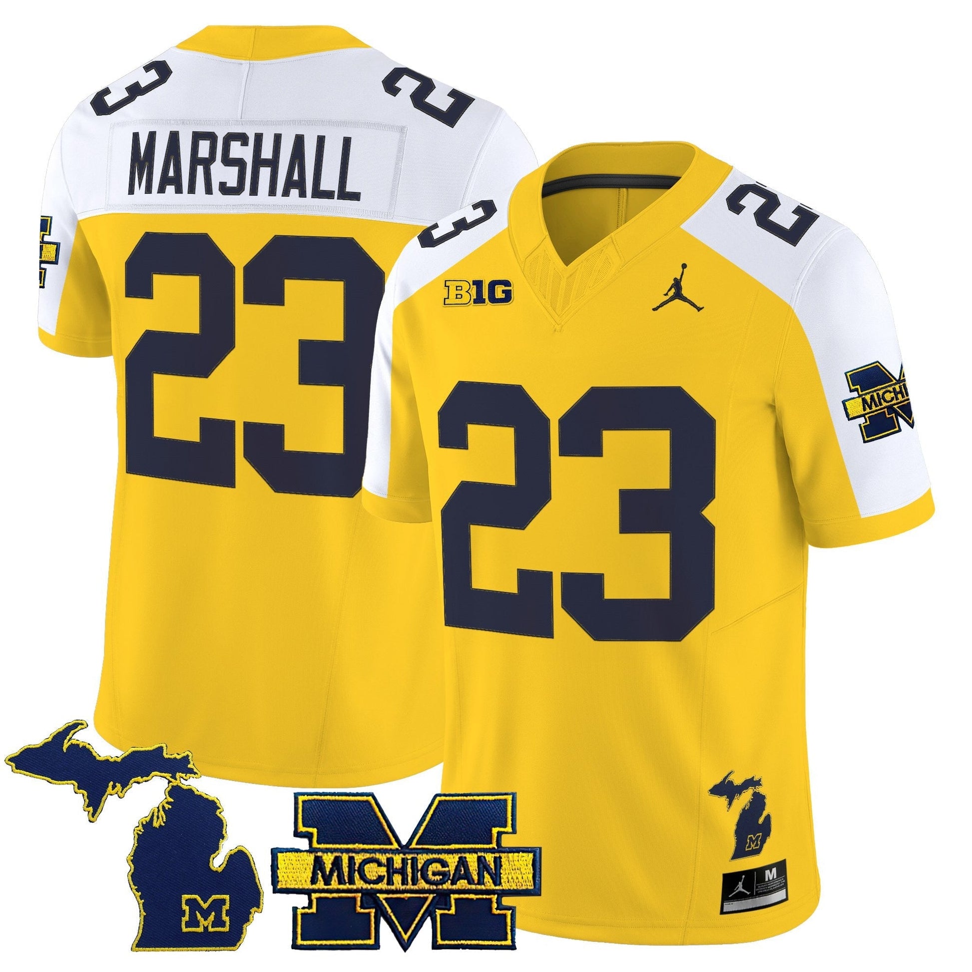 Men's Michigan Wolverines 2025 Vapor Limited Jersey - All Stitched