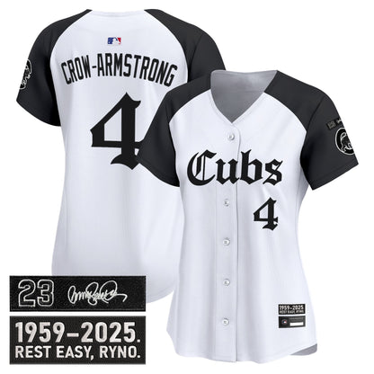 Women's Chicago Cubs 'Ryne Sandberg Tribute' Vapor Premier Limited Jersey - Gothic Edition - All Stitched