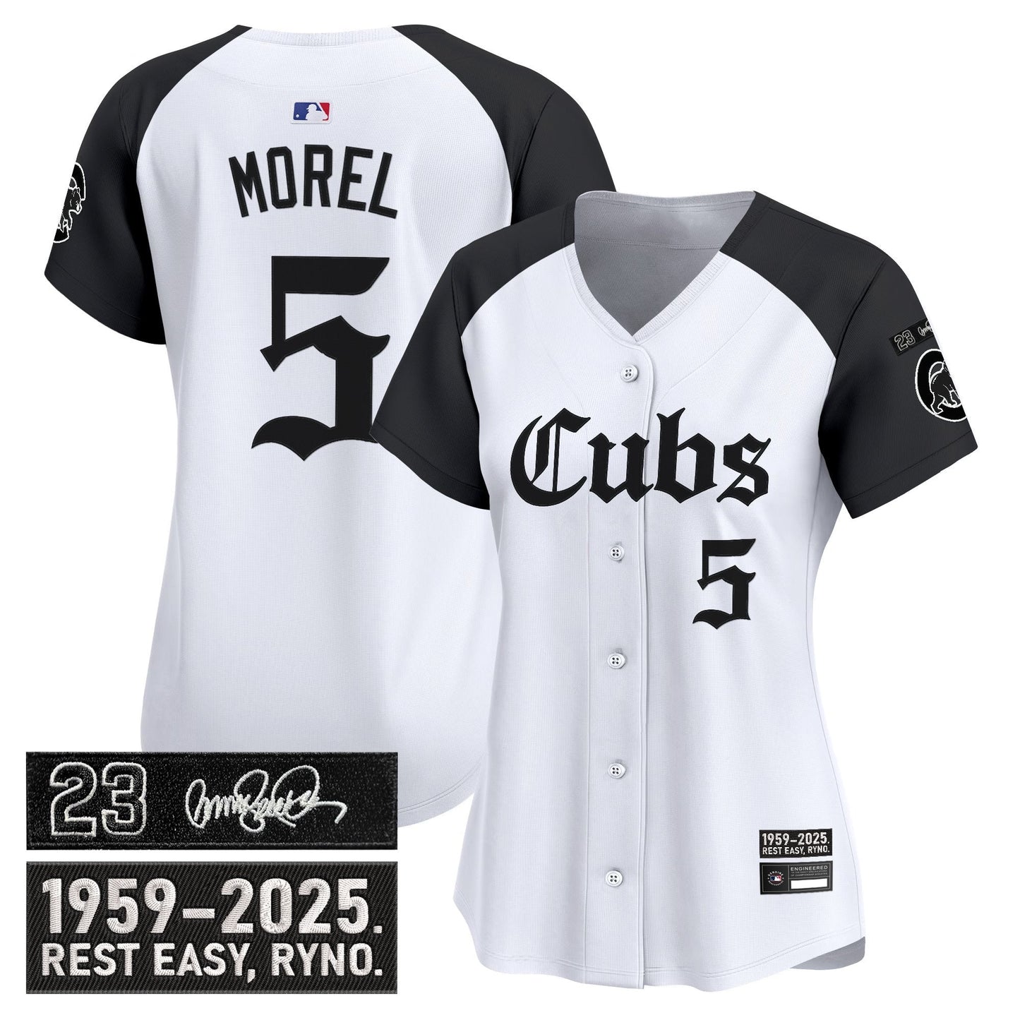 Women's Chicago Cubs 'Ryne Sandberg Tribute' Vapor Premier Limited Jersey - Gothic Edition - All Stitched