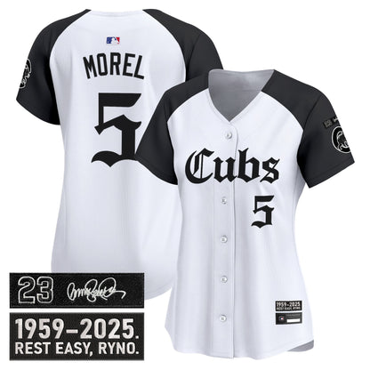 Women's Chicago Cubs 'Ryne Sandberg Tribute' Vapor Premier Limited Jersey - Gothic Edition - All Stitched