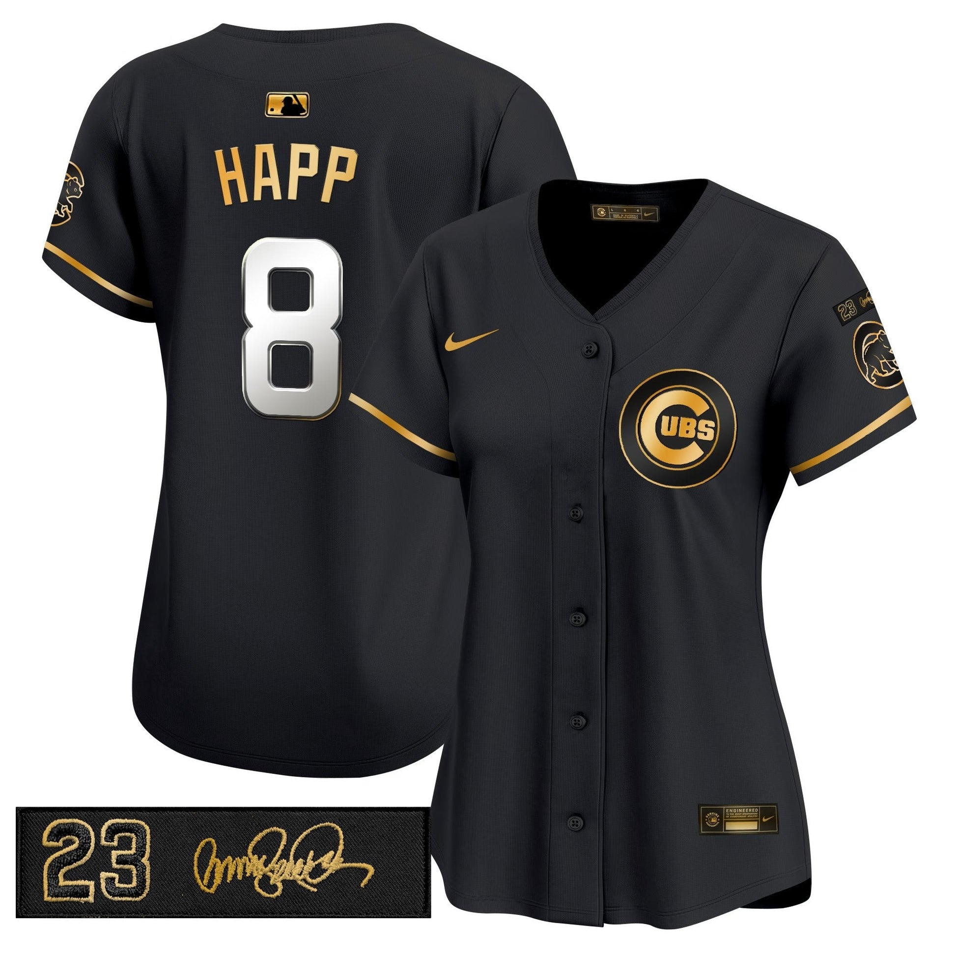 Women's Chicago Cubs 'Ryne Sandberg Tribute' Vapor Premier Limited Jersey V3 - All Stitched