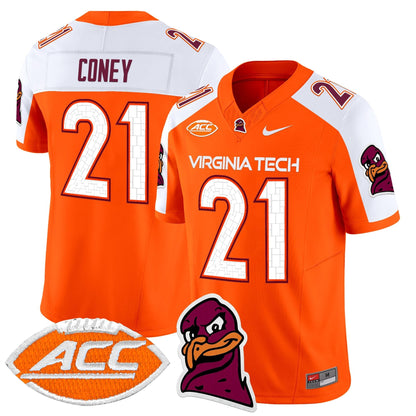 Men's Virginia Tech Hokies 2025 Vapor Limited Jersey - All Stitched