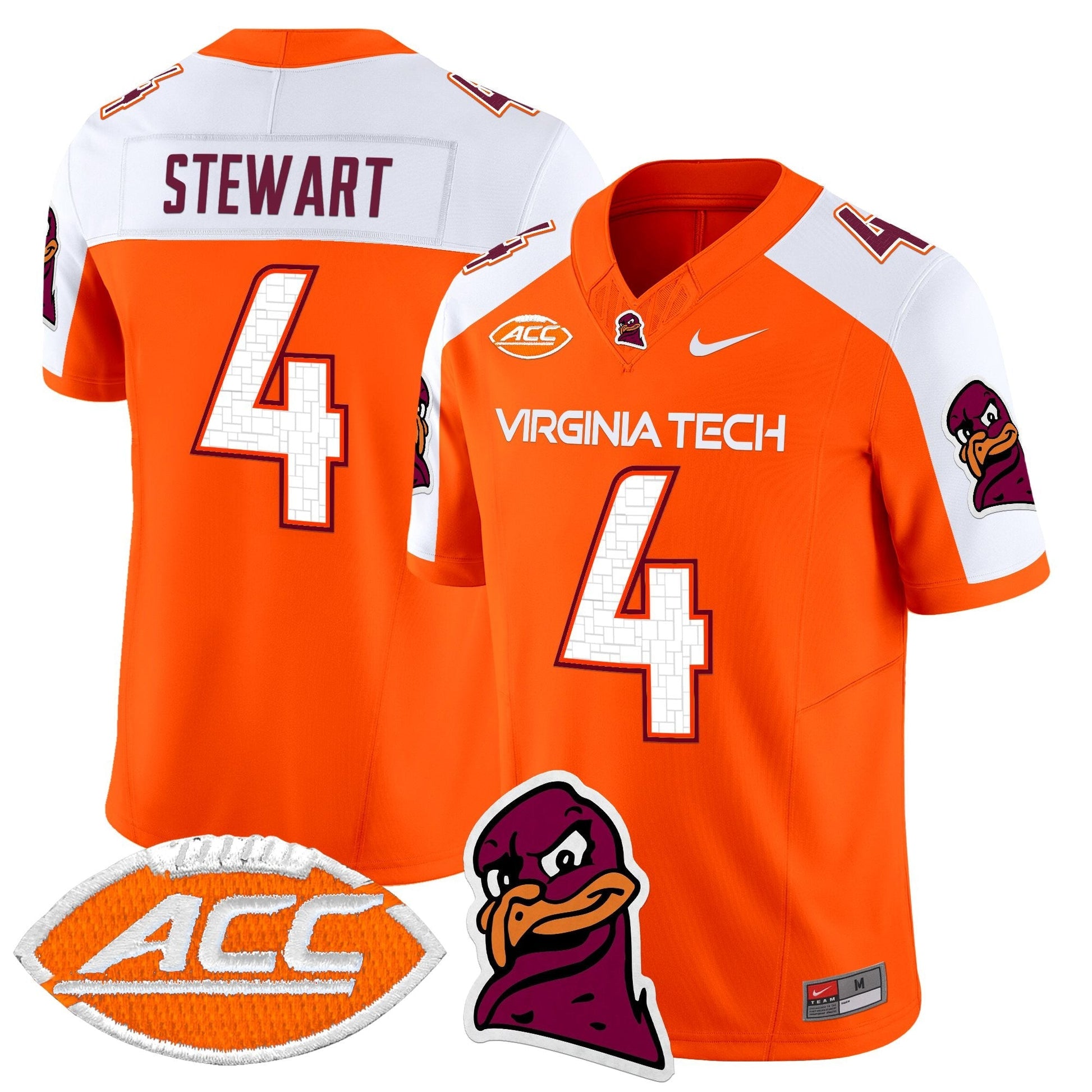 Men's Virginia Tech Hokies 2025 Vapor Limited Jersey - All Stitched