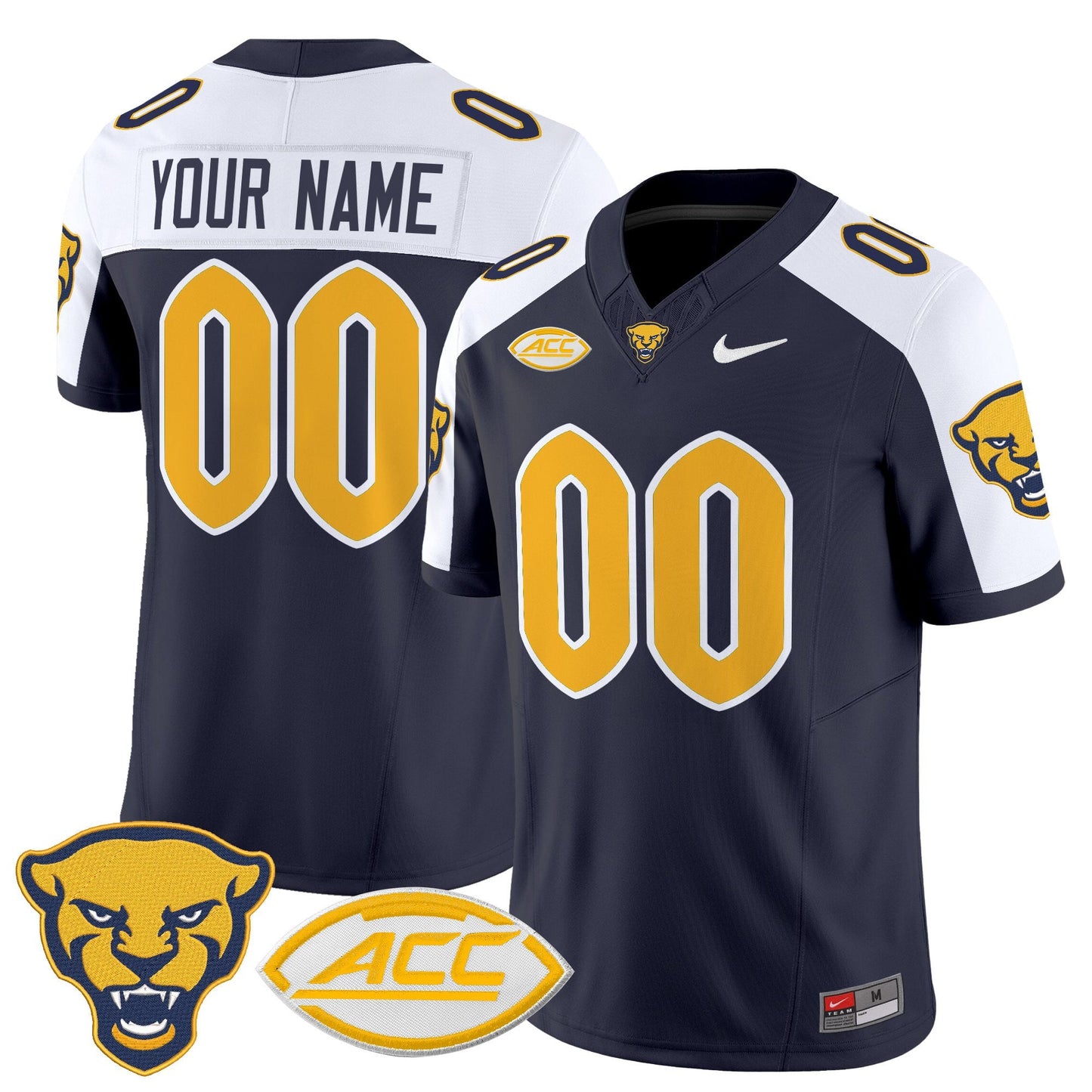 Pittsburgh Panthers 2025 Vapor Limited Custom Jersey - All Stitched