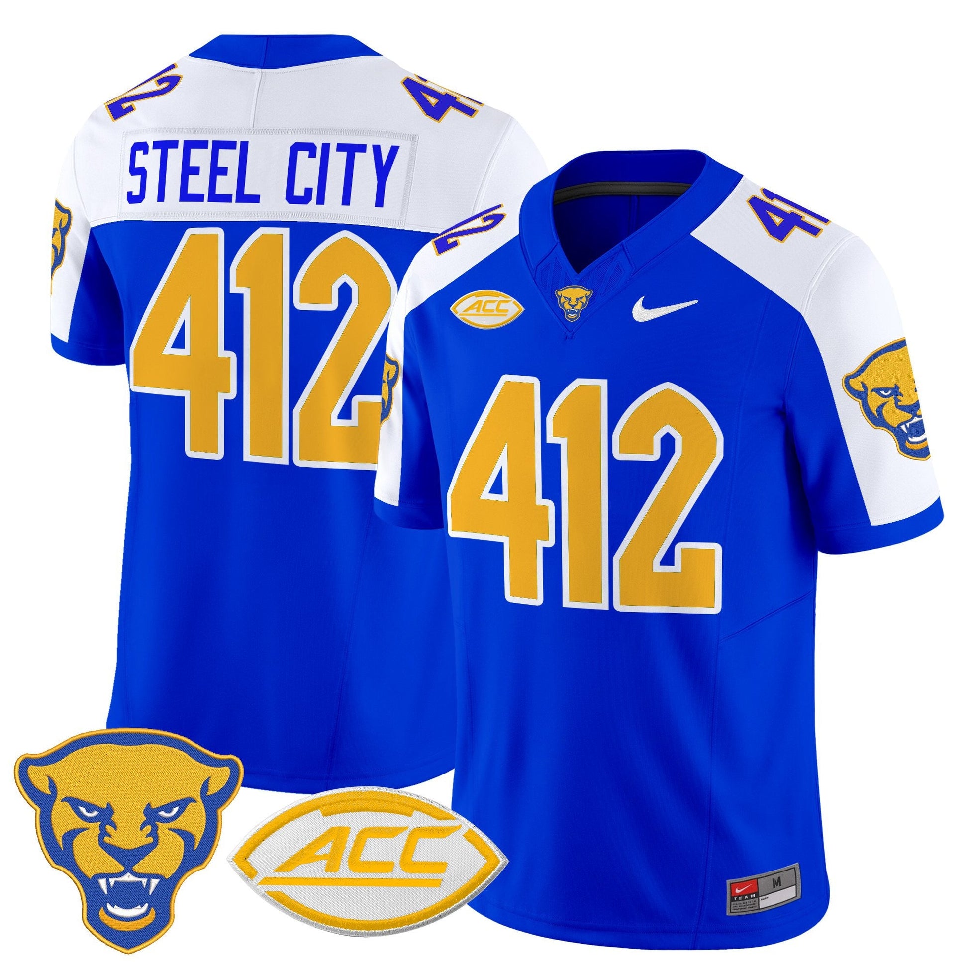 Men's Pittsburgh Panthers 2025 Vapor Limited Jersey - All Stitched