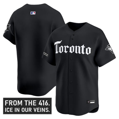 Men's Toronto Blue Jays 'Gothic North Edition' Vapor Premier Limited Jersey - All Stitched