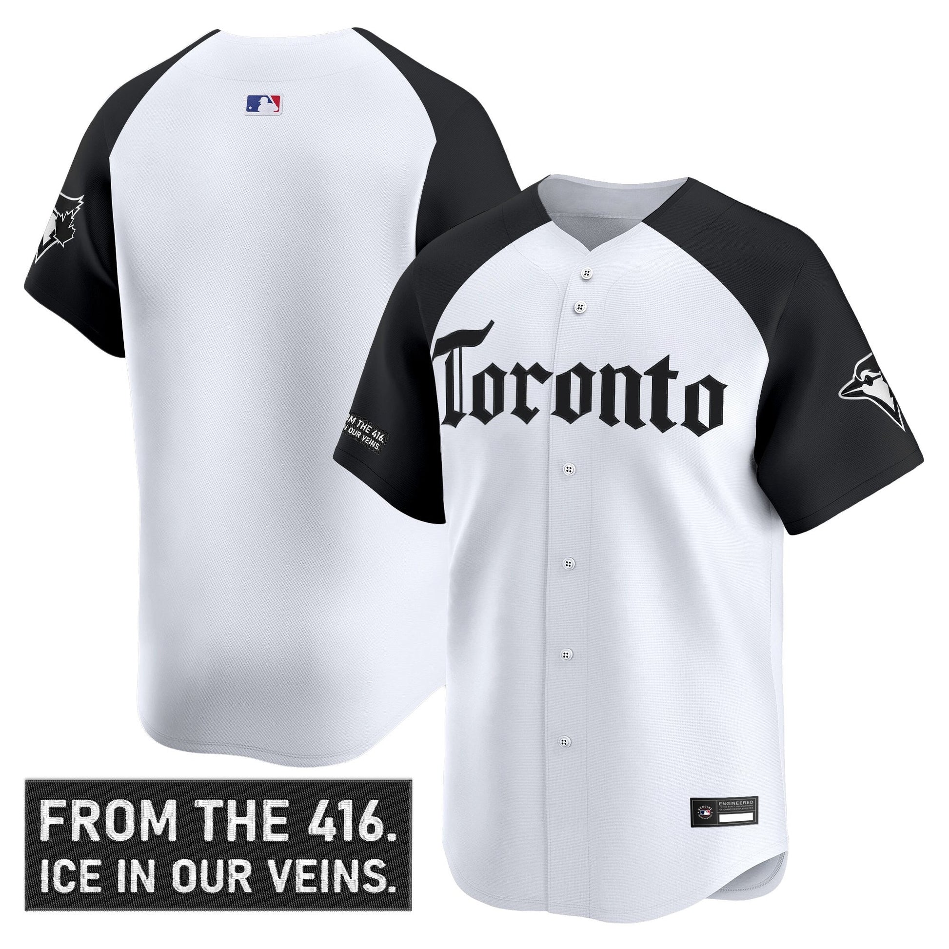 Men's Toronto Blue Jays 'Gothic North Edition' Vapor Premier Limited Jersey - All Stitched