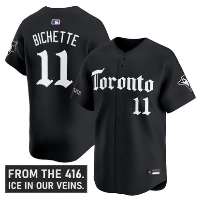 Men's Toronto Blue Jays 'Gothic North Edition' Vapor Premier Limited Jersey - All Stitched