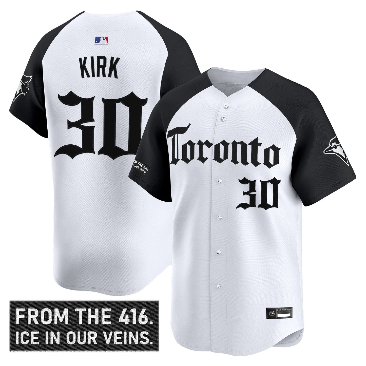 Men's Toronto Blue Jays 'Gothic North Edition' Vapor Premier Limited Jersey - All Stitched