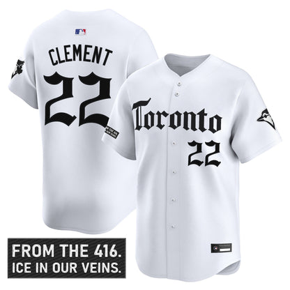 Men's Toronto Blue Jays 'Gothic North Edition' Vapor Premier Limited Jersey - All Stitched