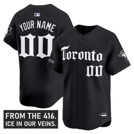 Toronto Blue Jays 'Gothic North Edition' Vapor Premier Limited Custom Jersey - All Stitched