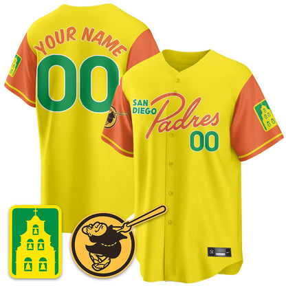 San Diego Padres City Connect City Concept Custom Jersey - All Stitched