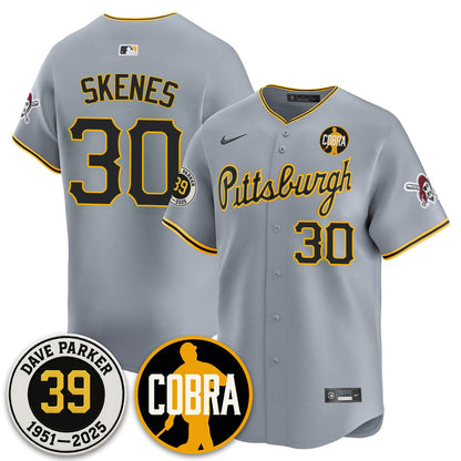 Men's Pittsburgh Pirates Memories Dave Parker Jersey- “COBRA” Patch - All Stitched