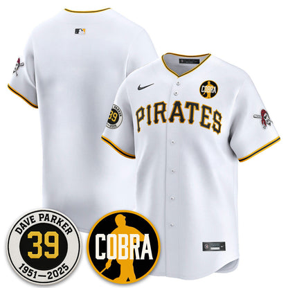 Men's Pittsburgh Pirates Memories Dave Parker Jersey- “COBRA” Patch - All Stitched