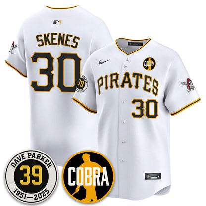 Men's Pittsburgh Pirates Memories Dave Parker Jersey- “COBRA” Patch - All Stitched