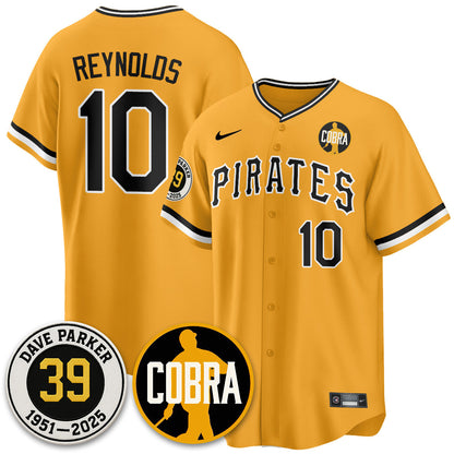 Men's Pittsburgh Pirates Memories Dave Parker Jersey- “COBRA” Patch - All Stitched
