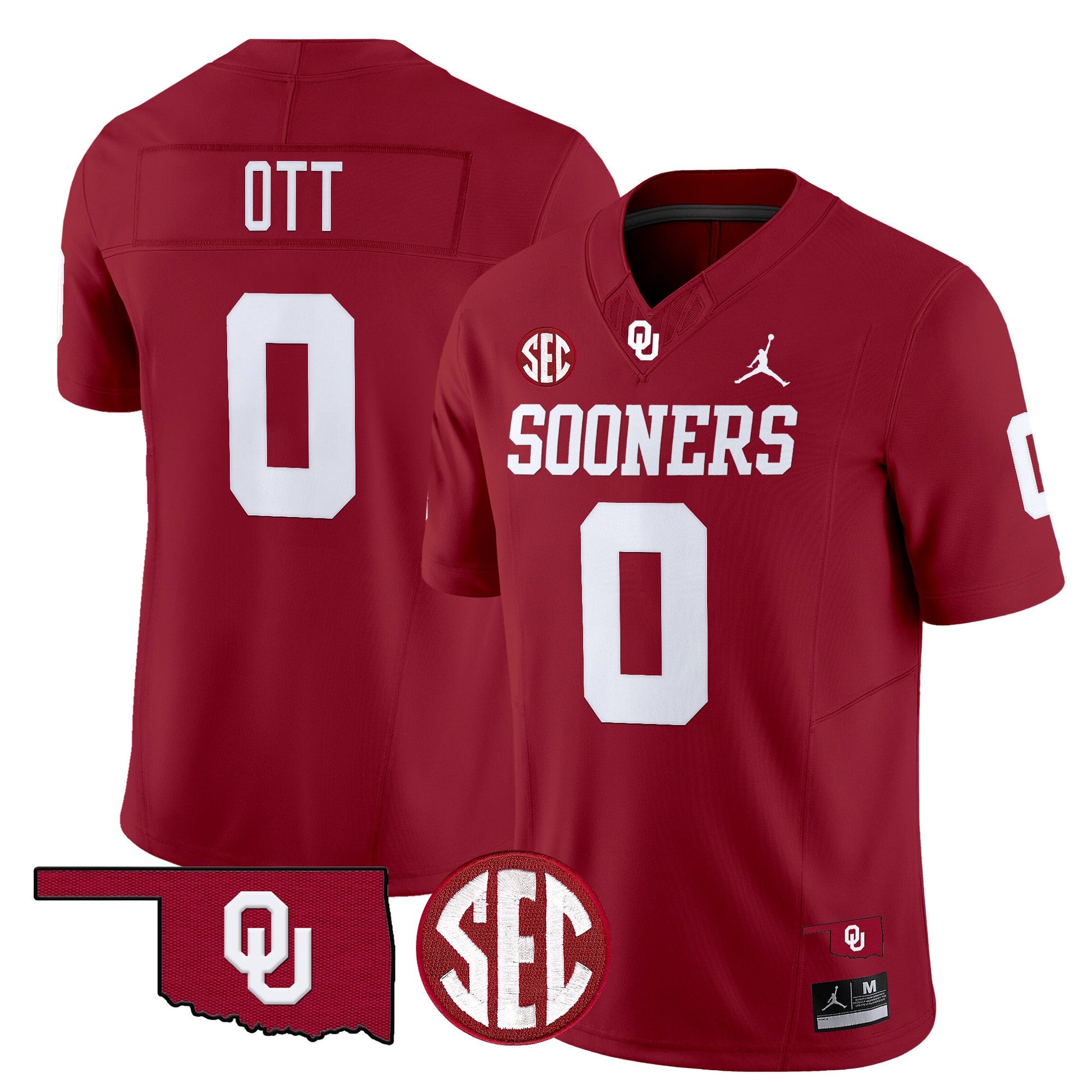 Men's Oklahoma Sooners 2025 Vapor Limited Jersey - All Stitched