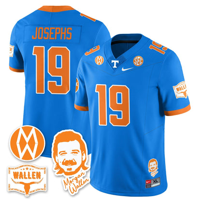 Men's Tennessee Volunteers Morgan Wallen 2025 Jersey - All Stitched