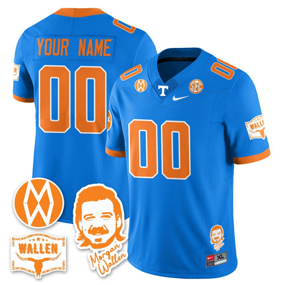 Men's Tennessee Volunteers Morgan Wallen 2025 Jersey - All Stitched