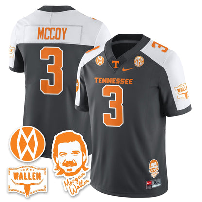 Men's Tennessee Volunteers Morgan Wallen 2025 Jersey - All Stitched