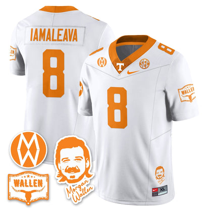 TENN Morgan Wallen 2025 Jersey - All Stitched